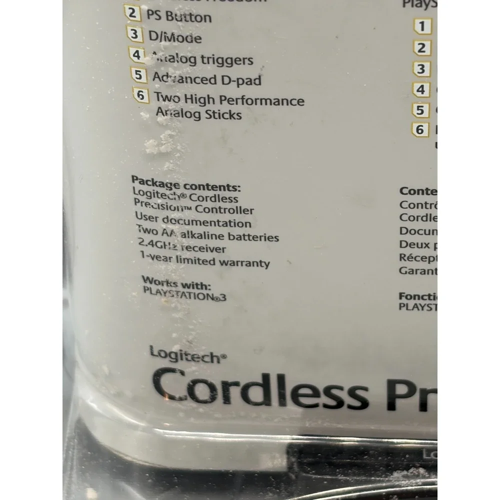 LOGITECH PS3 Cordless Precision Controller & Dongle (G-X5C11A)